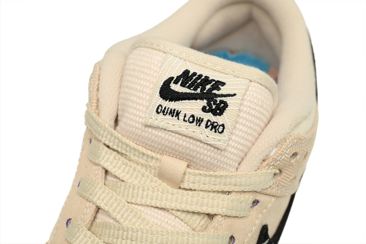 Albino & Preto × Nike SB Dunk Low Pro “Pearl White” FD2627-200