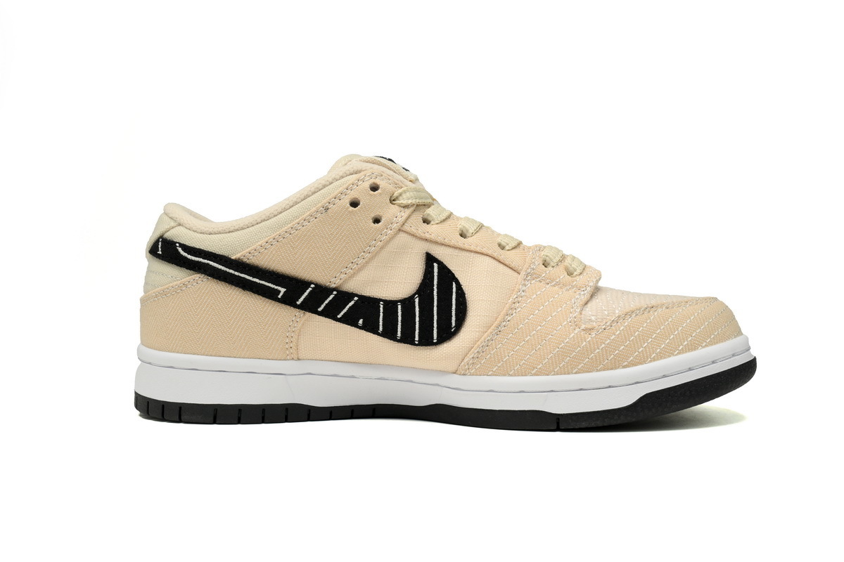 Albino & Preto × Nike SB Dunk Low Pro “Pearl White” FD2627-200