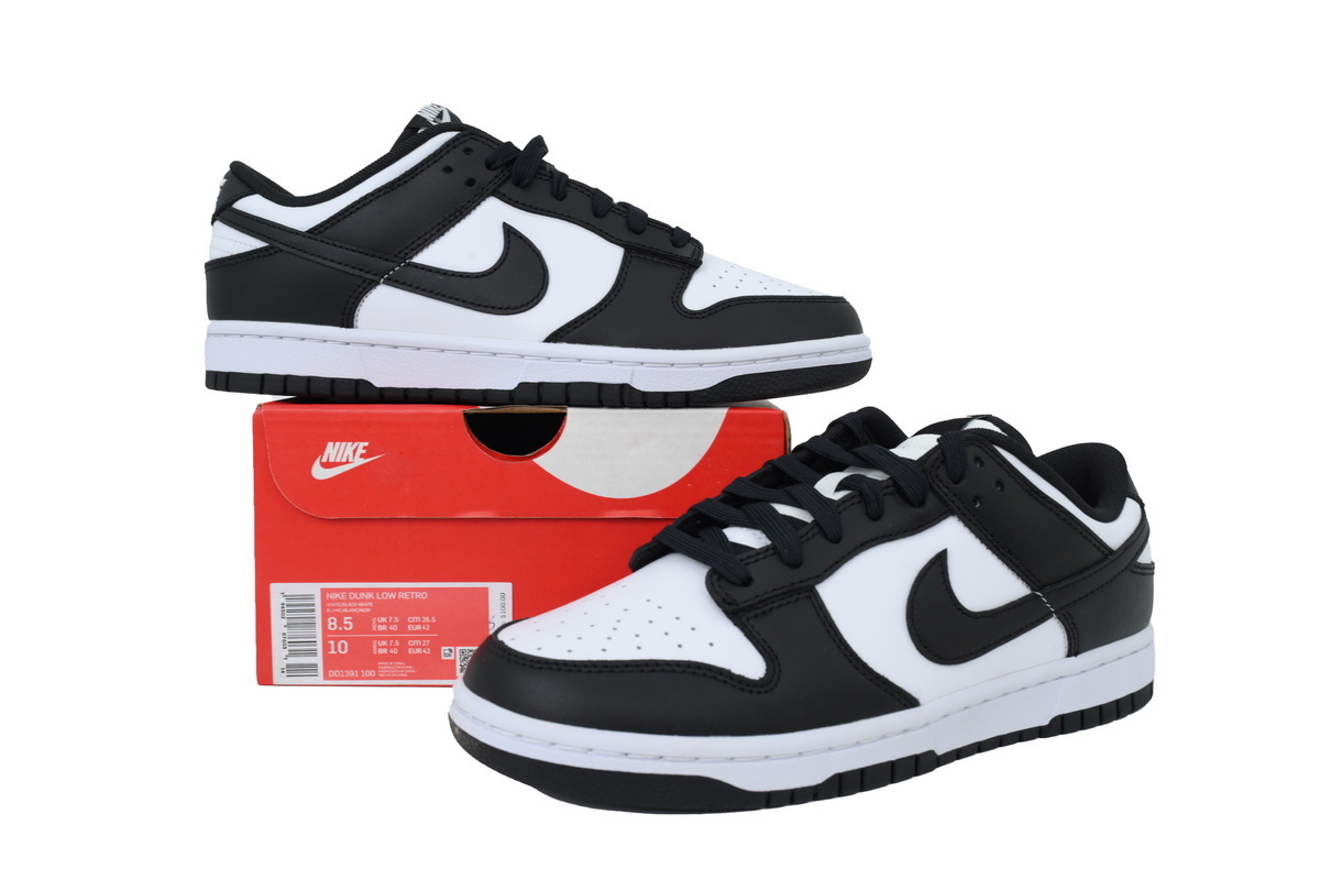 Nike Dunk Low 'Black White' DD139-100