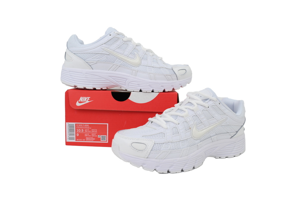 Nike P-6000 'Triple White' BV1021-102