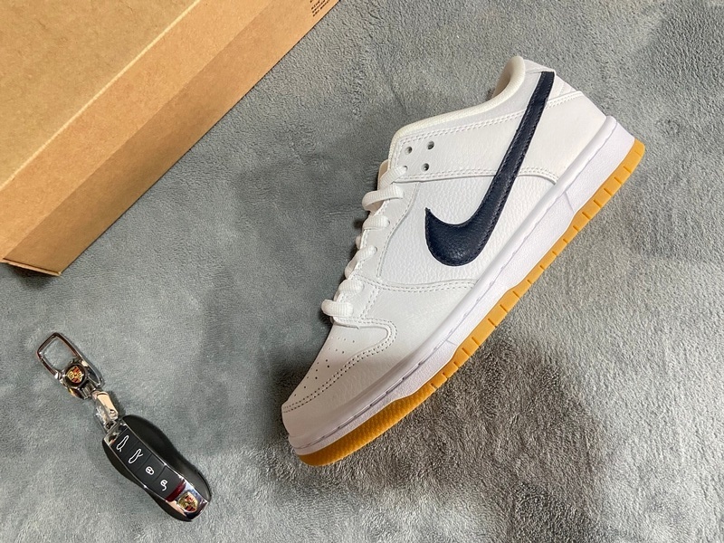 Nike SB Dunk Low Pro Orange Label White Navy CZ2249-100