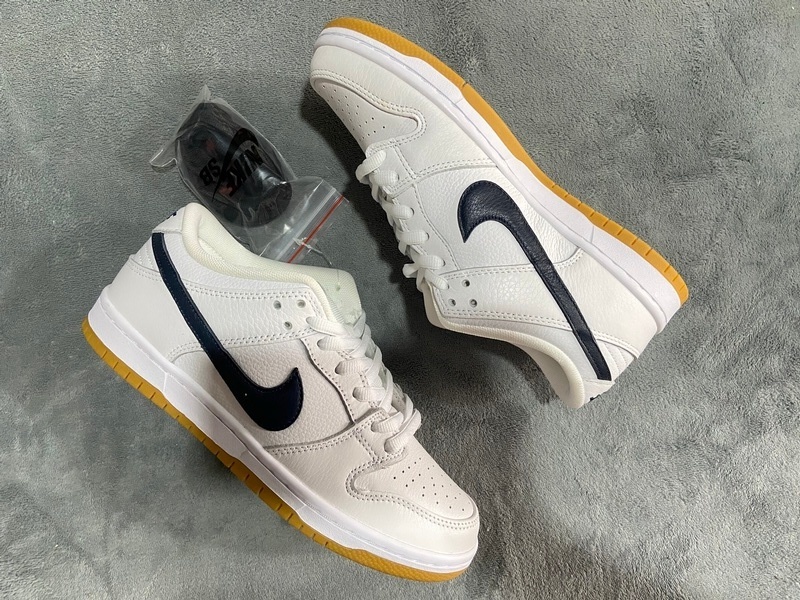 Nike SB Dunk Low Pro Orange Label White Navy CZ2249-100