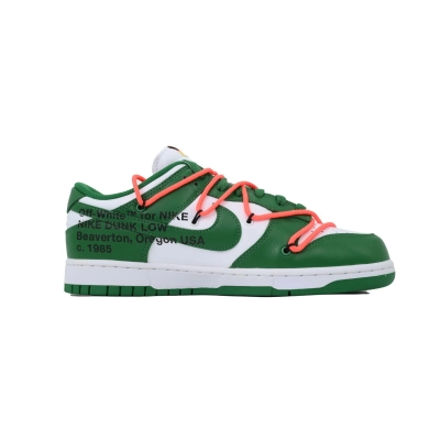 Off-White x Nike Dunk Low 'Pine Green' CT0856-100 02