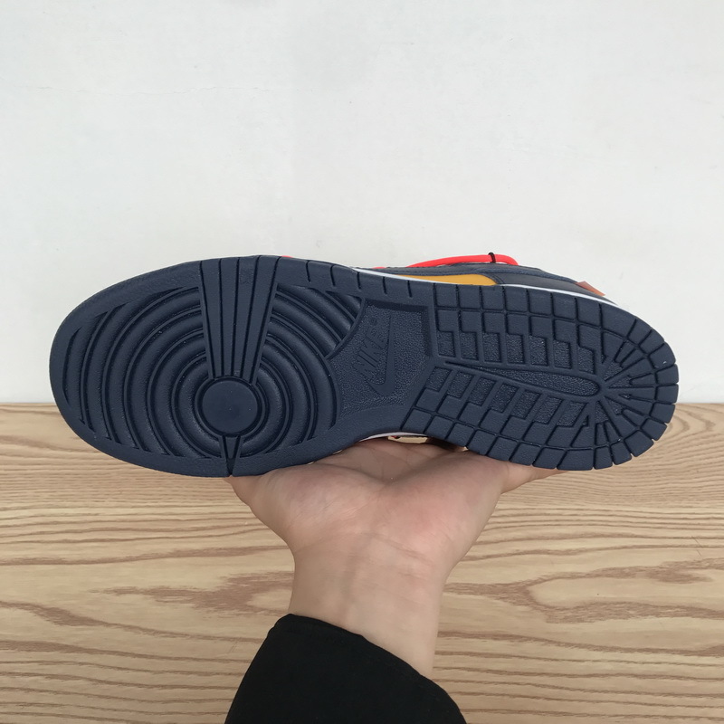 OFF WHITE X Nike Dunk SB Low White Michigan CT0856-700