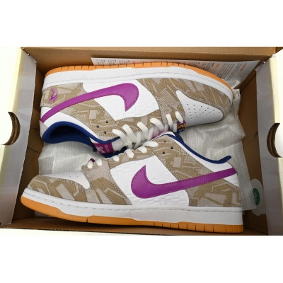 Rayssa Leal × Nike SB Dunk Low White Blue Purple FZ5251-001 02