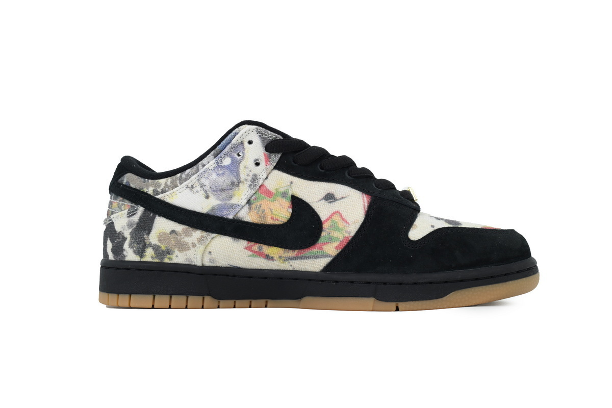 Supreme × Nike Dunk Low “Rammellzee” FD8778-001