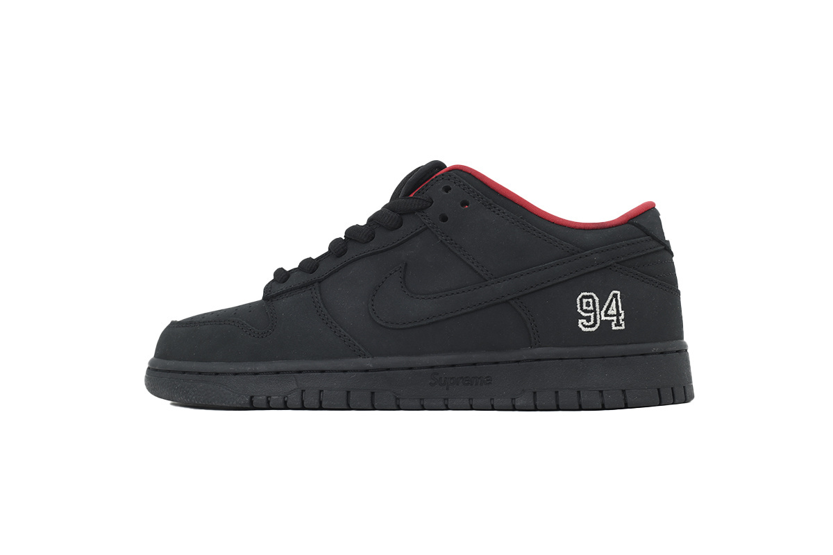 Supreme x Nike Dunk Low SB 'Black' HQ8487-001
