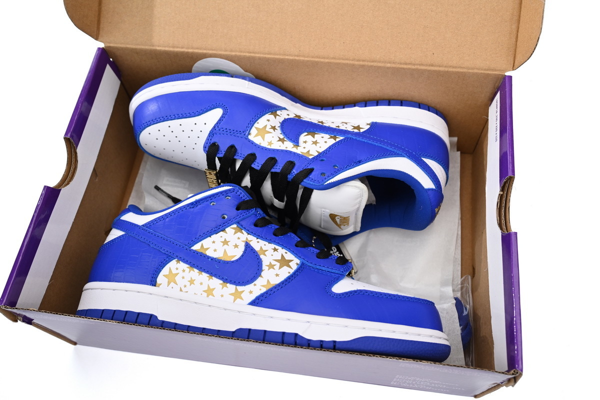 Supreme x Nike SB Dunk Low “Hyper Royal” DH3228-100