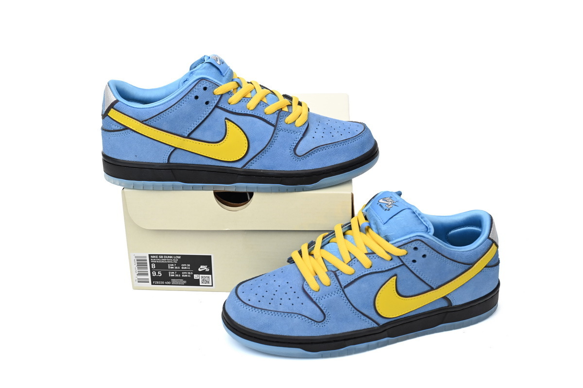 The Powerpuff Girls x Nike SB Dunk Low “Bubbles” FZ8320-400