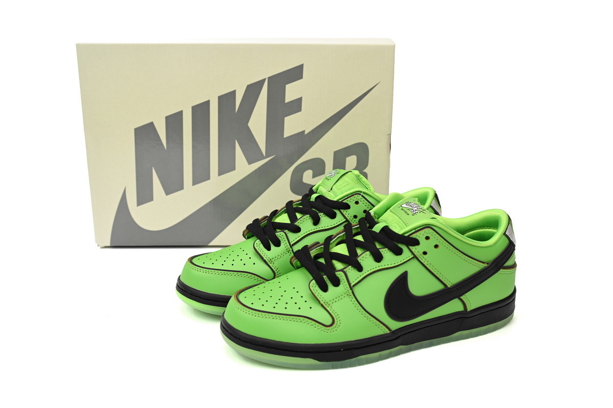 The Powerpuff Girls x Nike SB Dunk Low “Buttercup” FZ8319-300