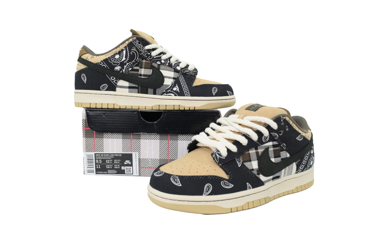 Travis Scott x Nike SB Dunk Low QS 'Cactus Jack - Special Box' CT5053-001
