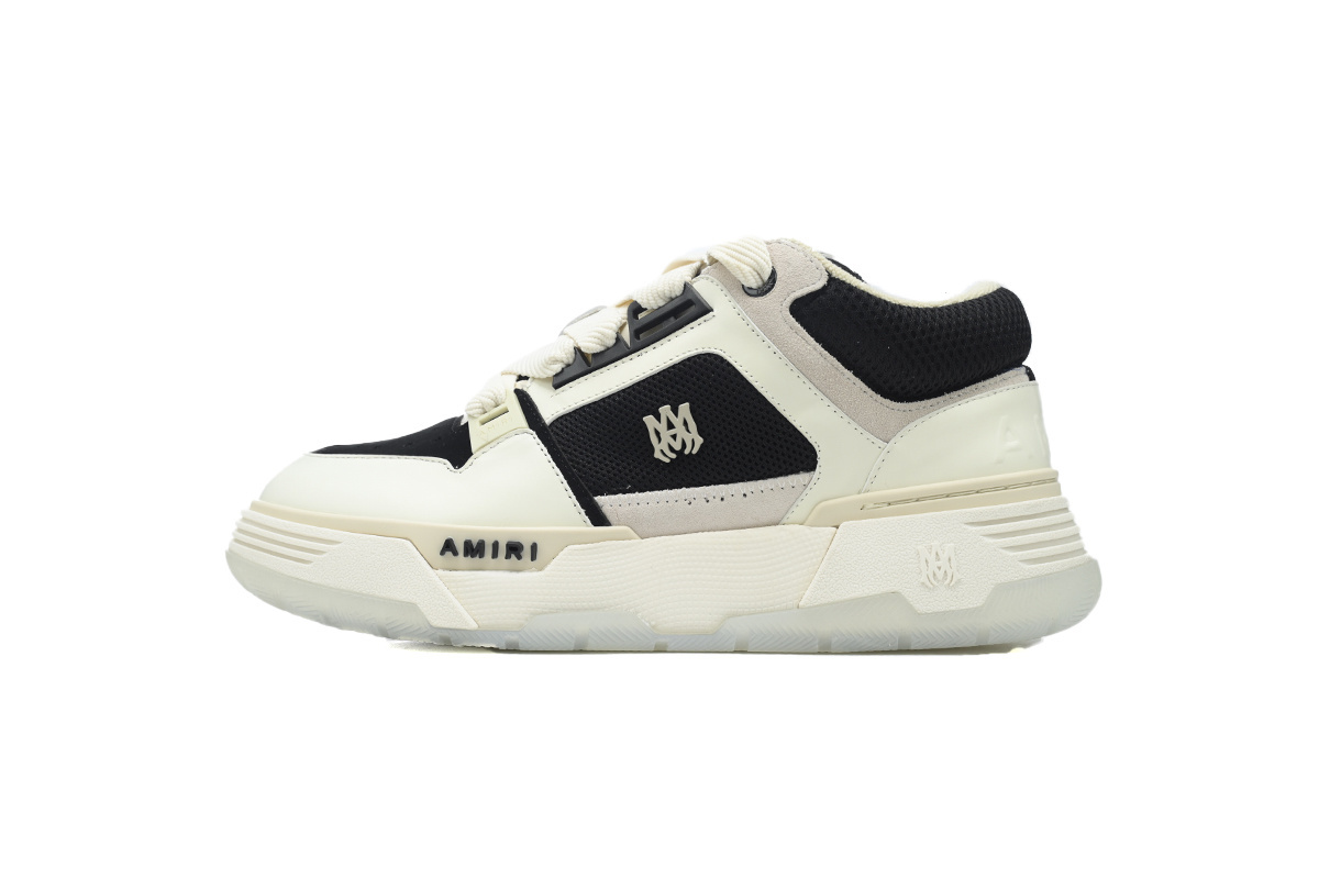 AMIRI White Gray Black