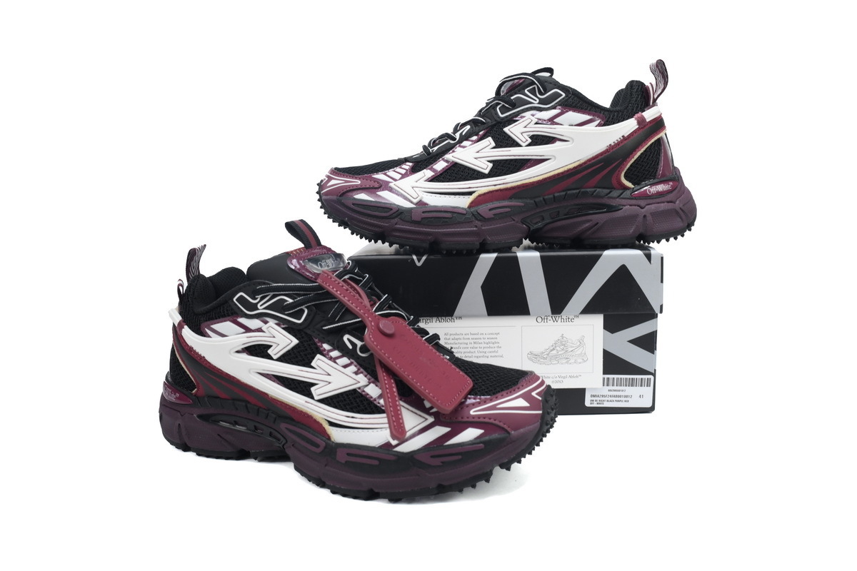 FF-WHITE Black Purple Red OMIA295F24 FAB00 10012