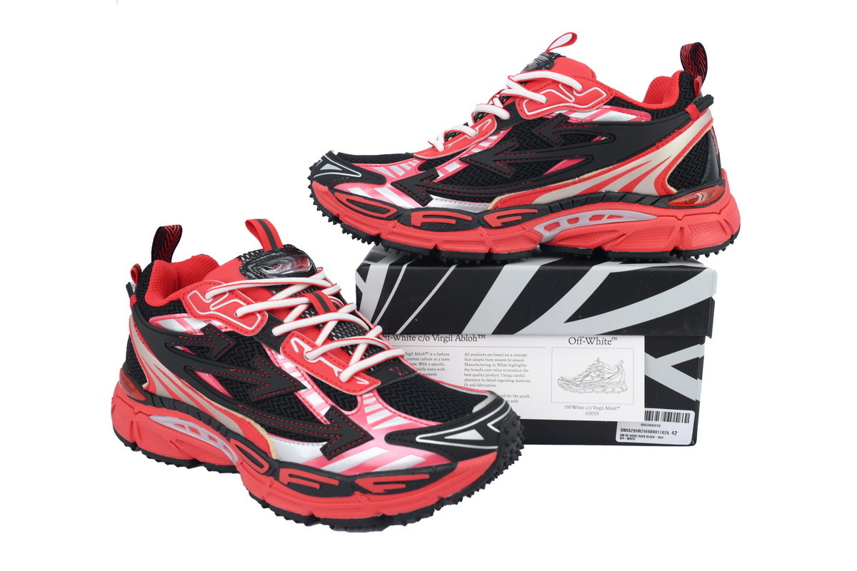 FF-WHITE Out Of Black Red OMIA295V24 FAB00 11025