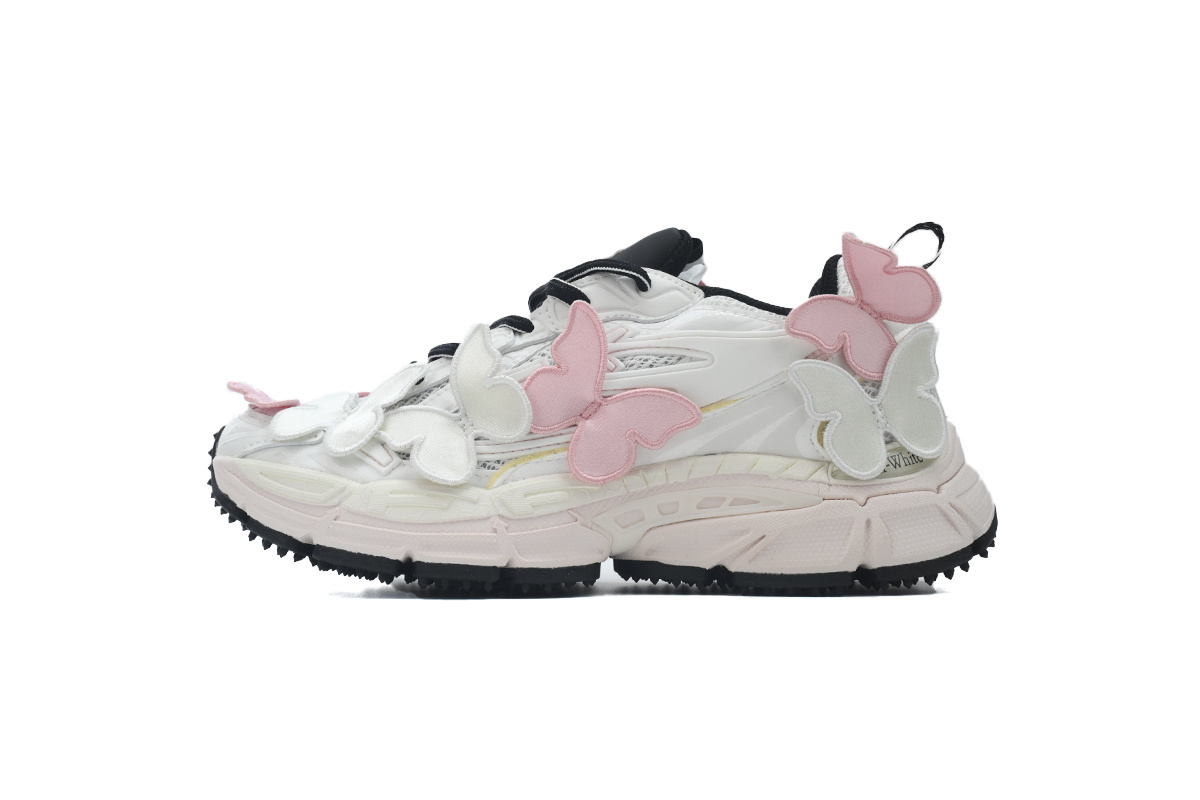 FF-WHITE Out Of Pink Butterfly OWIA089W24 FAB00 23001