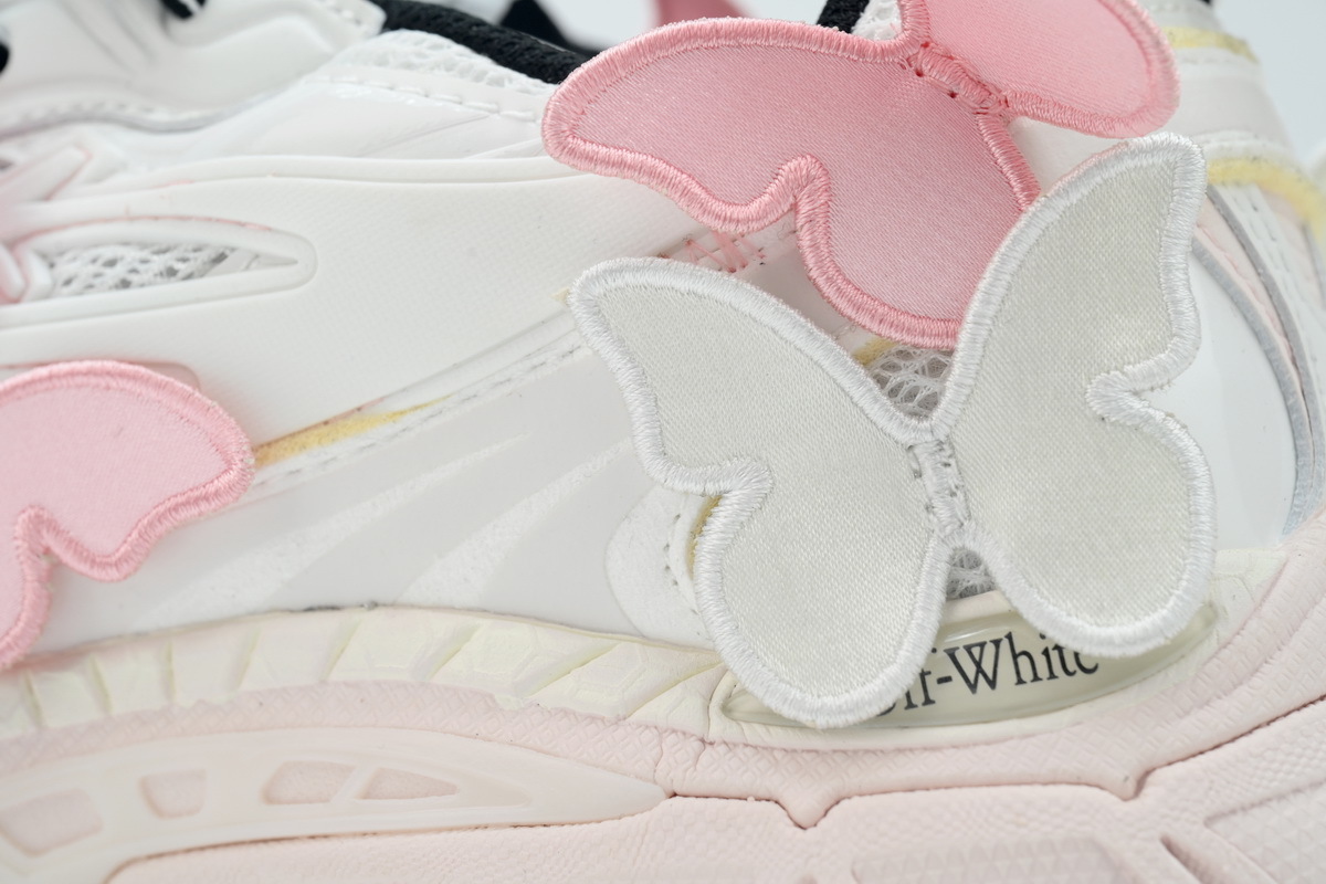 FF-WHITE Out Of Pink Butterfly OWIA089W24 FAB00 23001