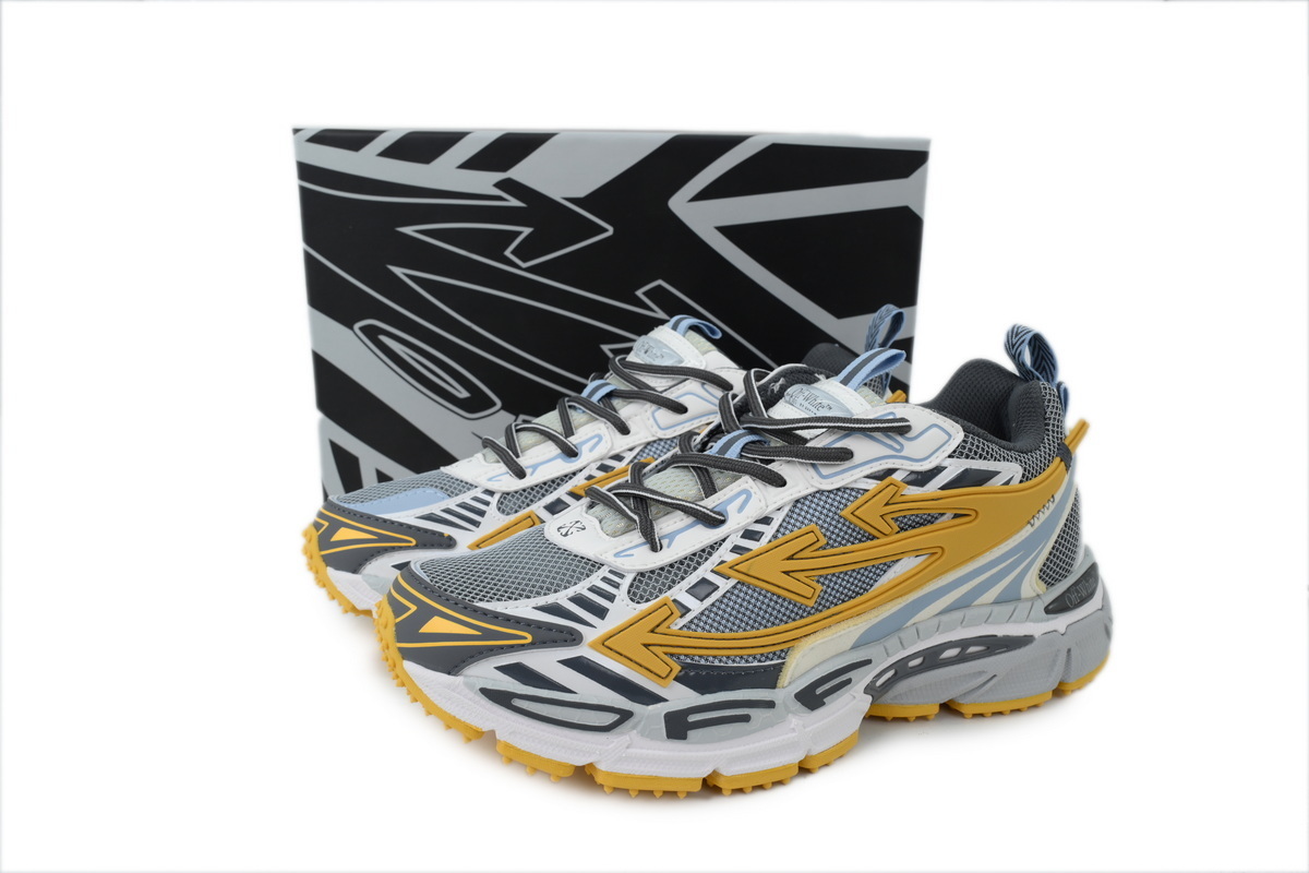 FF-WHITE Out Of Yellow Gray OMIA295S 26FAB002 4C16