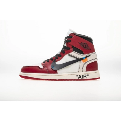 OFF-WHITE x Air Jordan 1 High OG 10X“Chicago”AA3834-101 01