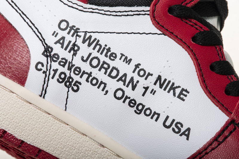 OFF-WHITE x Air Jordan 1 High OG 10X“Chicago”AA3834-101