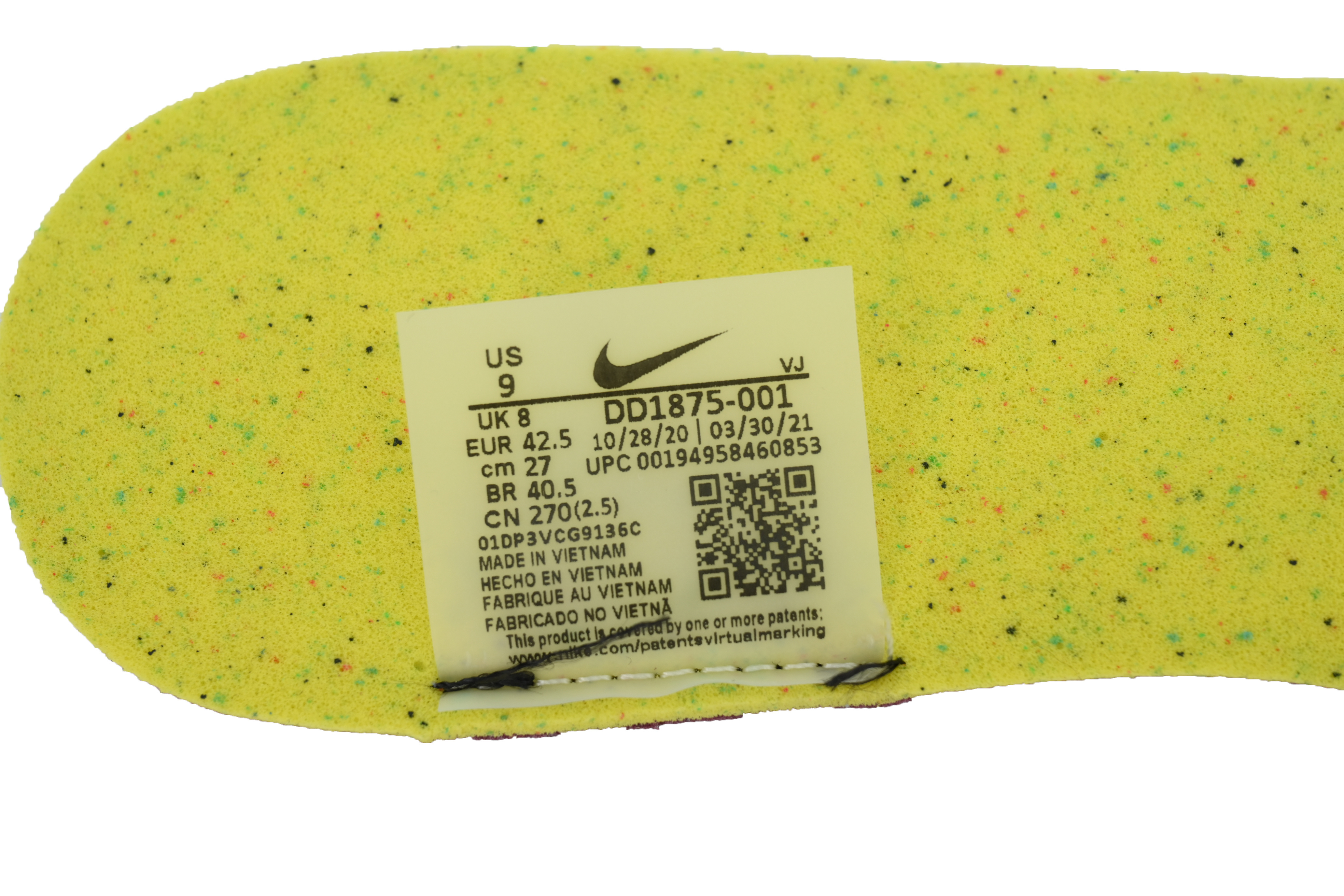 Sacai x Nike VaporWaffle Black and Gum DD1875-001