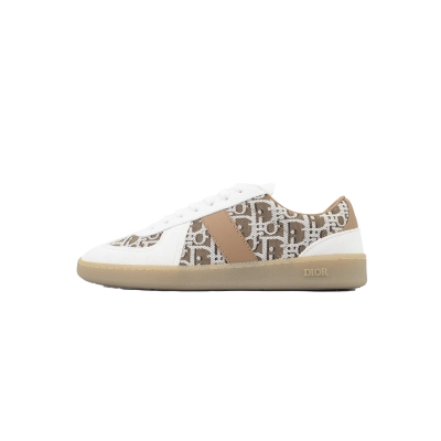 Dior B01 Match Point Sneaker Smooth Calfskin 'White Brown' 02 01