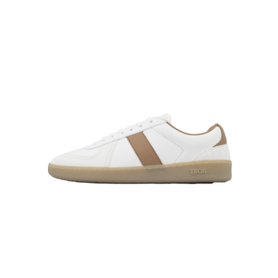 Dior B01 Match Point Sneaker Smooth Calfskin 'White Brown' 01