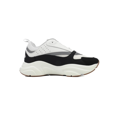 Dior B22 White Black Sneakers Cream 02