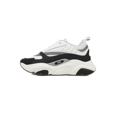 Dior B22 White Black Sneakers Cream 01