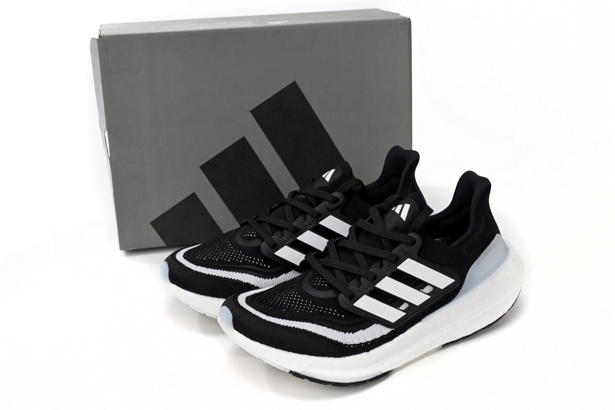 8851-13 Adidas Ultra Boost 2023 LIGHT Black And White HQ6340