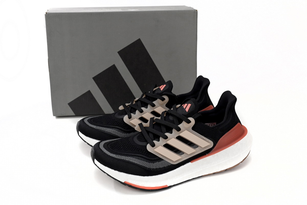 8851-14 Adidas Ultra Boost 2023 LIGHT Black And White HQ6344
