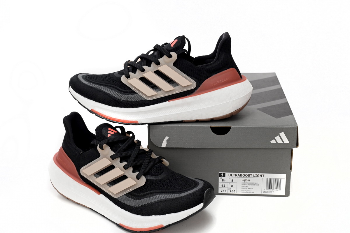 8851-14 Adidas Ultra Boost 2023 LIGHT Black And White HQ6344
