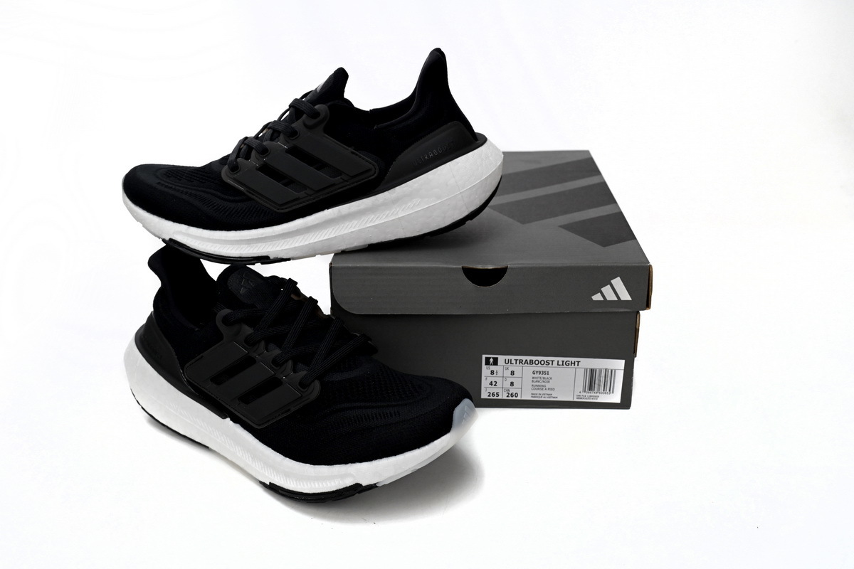 8851-1 Adidas Ultra Boost 2023 LIGHT Black And White GY9351