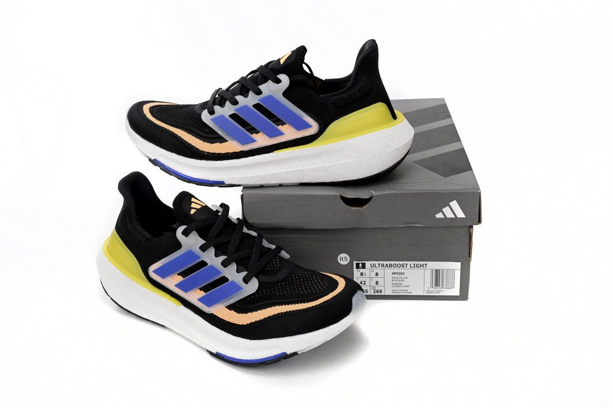 8851-20 Adidas Ultra Boost 2023 LIGHT Black And White HP9204