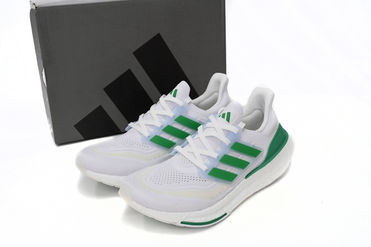 8851-7 Adidas Ultra Boost 2023 LIGHT Black And White HQ6350