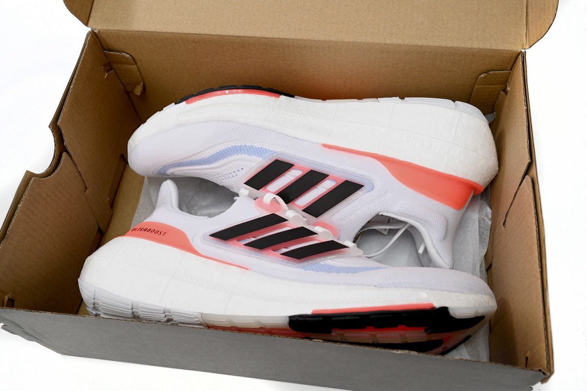 8851-9 Adidas Ultra Boost 2023 LIGHT Black And White HQ6351