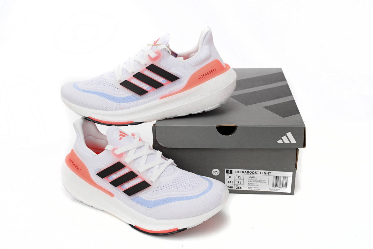 8851-9 Adidas Ultra Boost 2023 LIGHT Black And White HQ6351