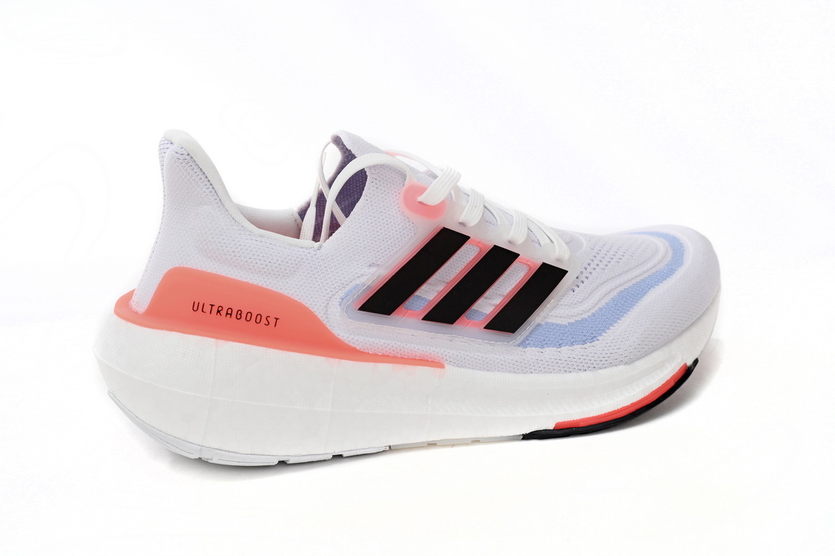 8851-9 Adidas Ultra Boost 2023 LIGHT Black And White HQ6351
