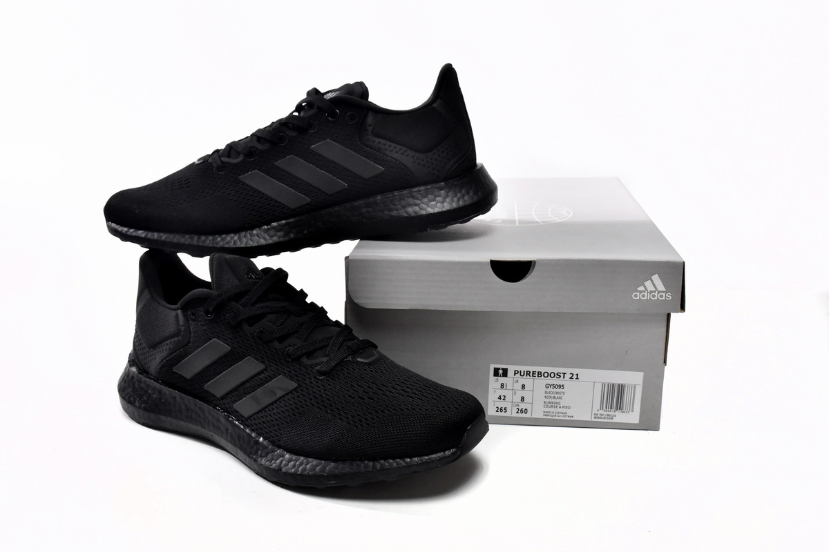 adidas Pure Boost 21 Black Grey GY5095