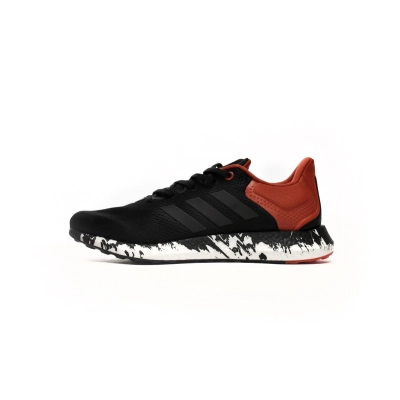 adidas Pure Boost 21 Black Vivid Red GV7702 01