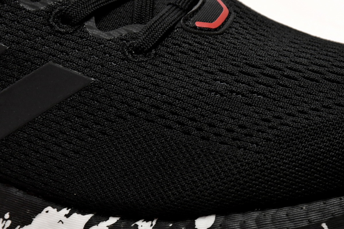 adidas Pure Boost 21 Black Vivid Red GV7702