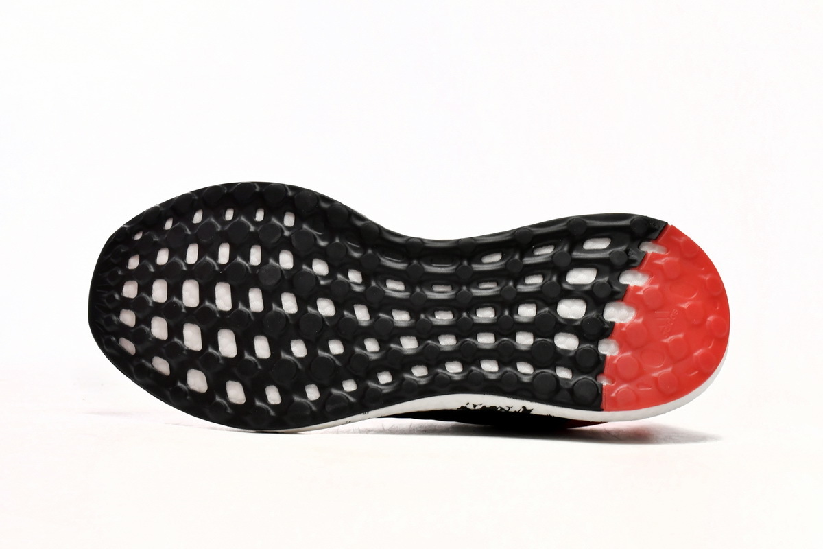 adidas Pure Boost 21 Black Vivid Red GV7702
