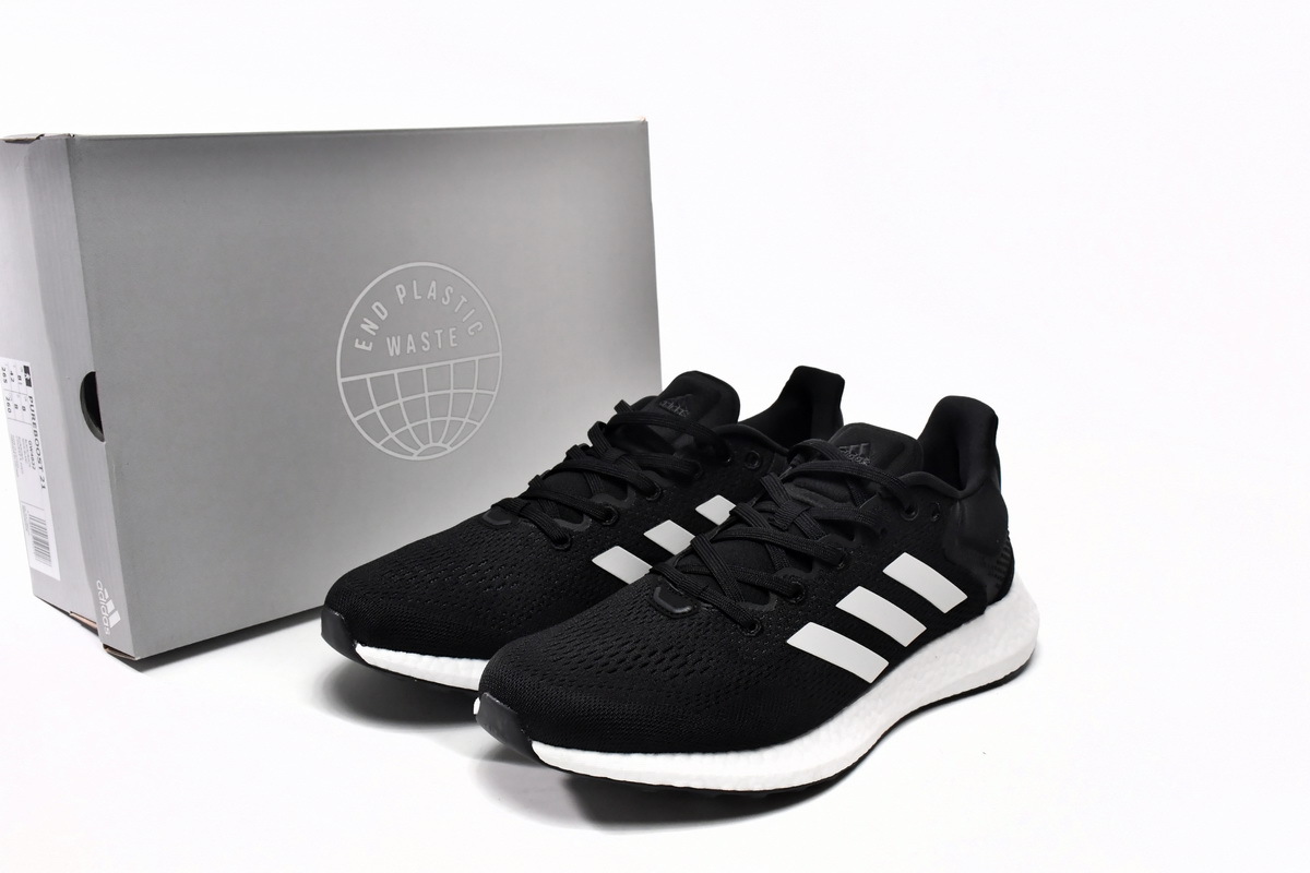 adidas Pure Boost 21 Black White GW4832