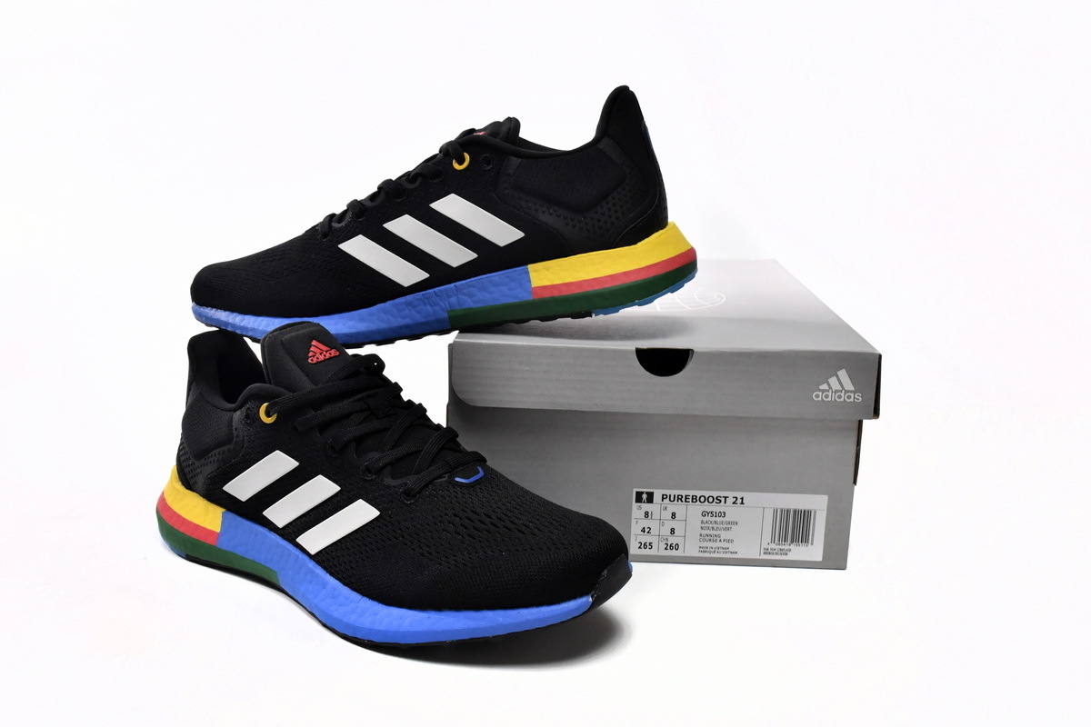 adidas Pure Boost 21 Splicing Black GY5103