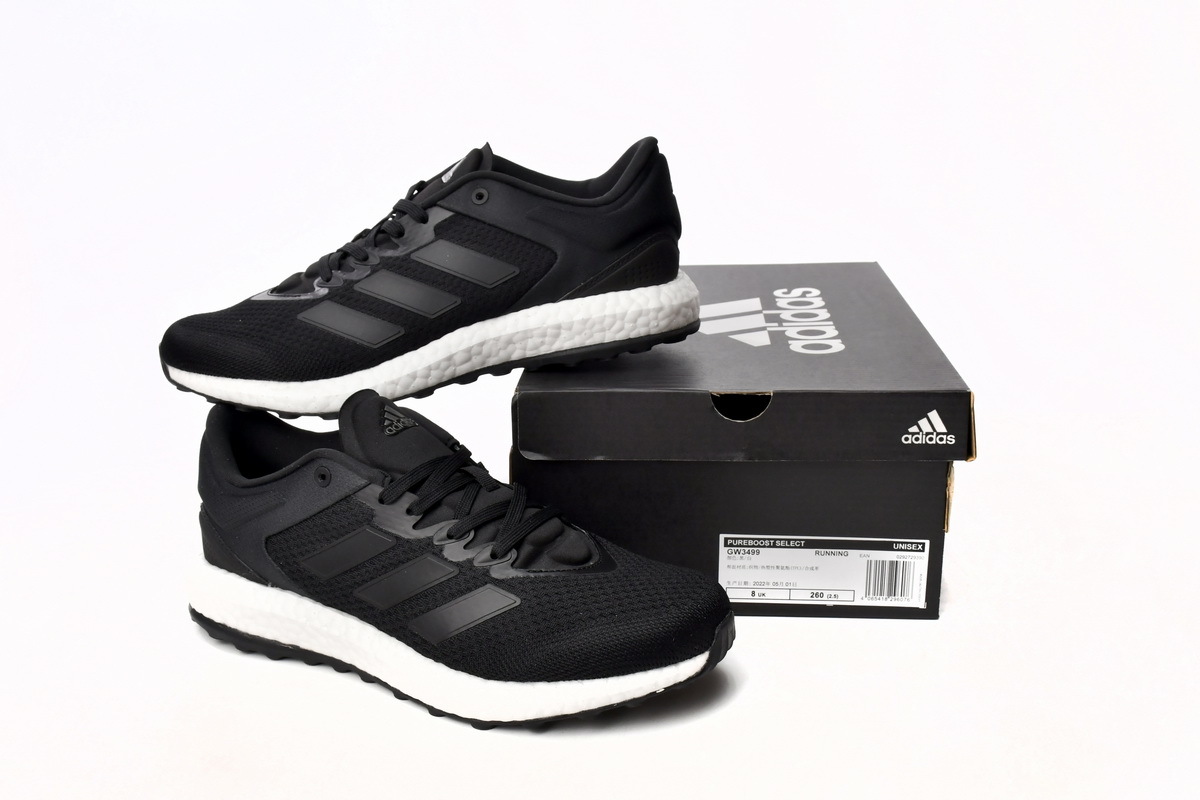 adidas Pure Boost 21 White Black GW3499