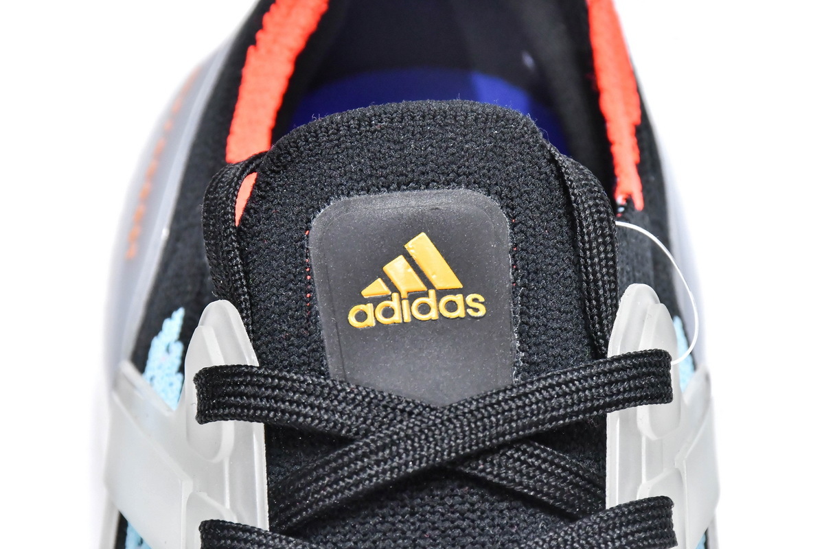 adidas Ultra Boost 2021 Black Blue Orange S23867