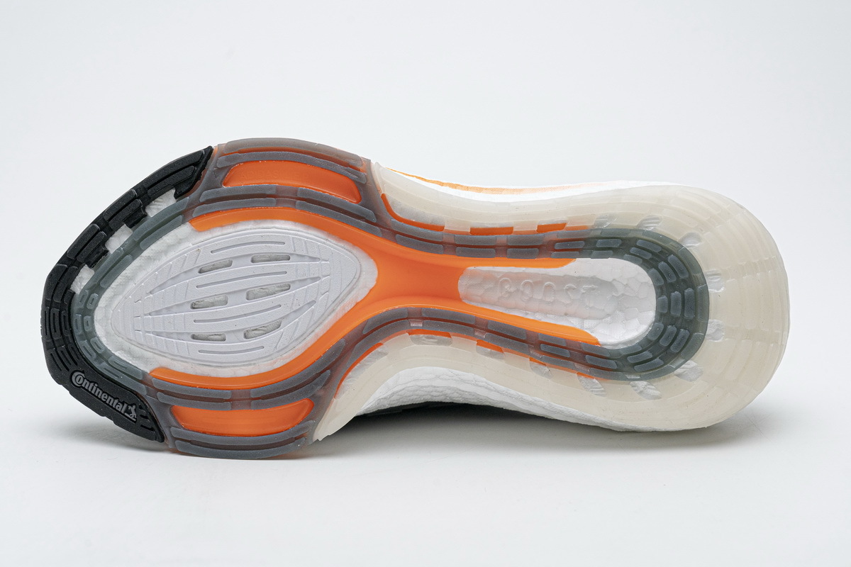 adidas Ultra Boost 2021 Black Grey Orange FY0389