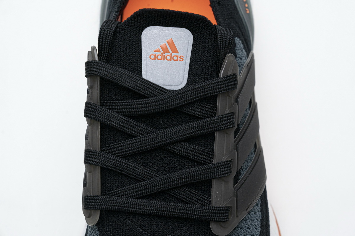 adidas Ultra Boost 2021 Black Grey Orange FY0389