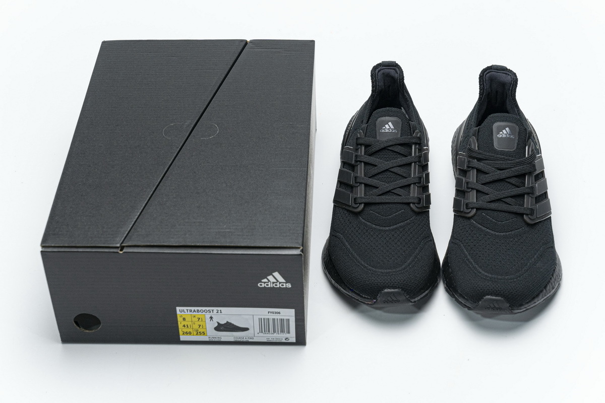 adidas Ultra Boost 2021 Triple Black FY0306