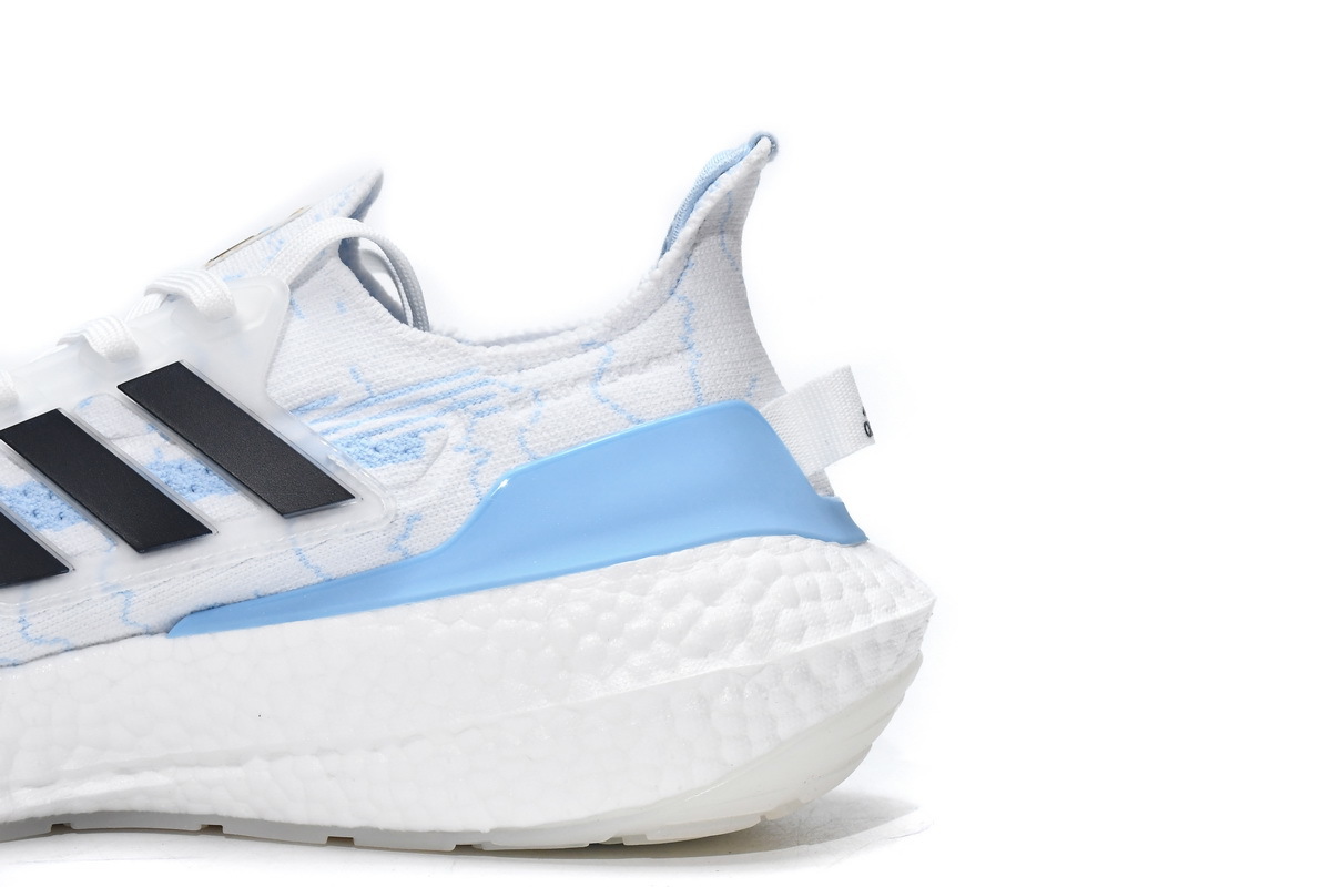 adidas Ultra Boost 2021 White ice blue GZ7120