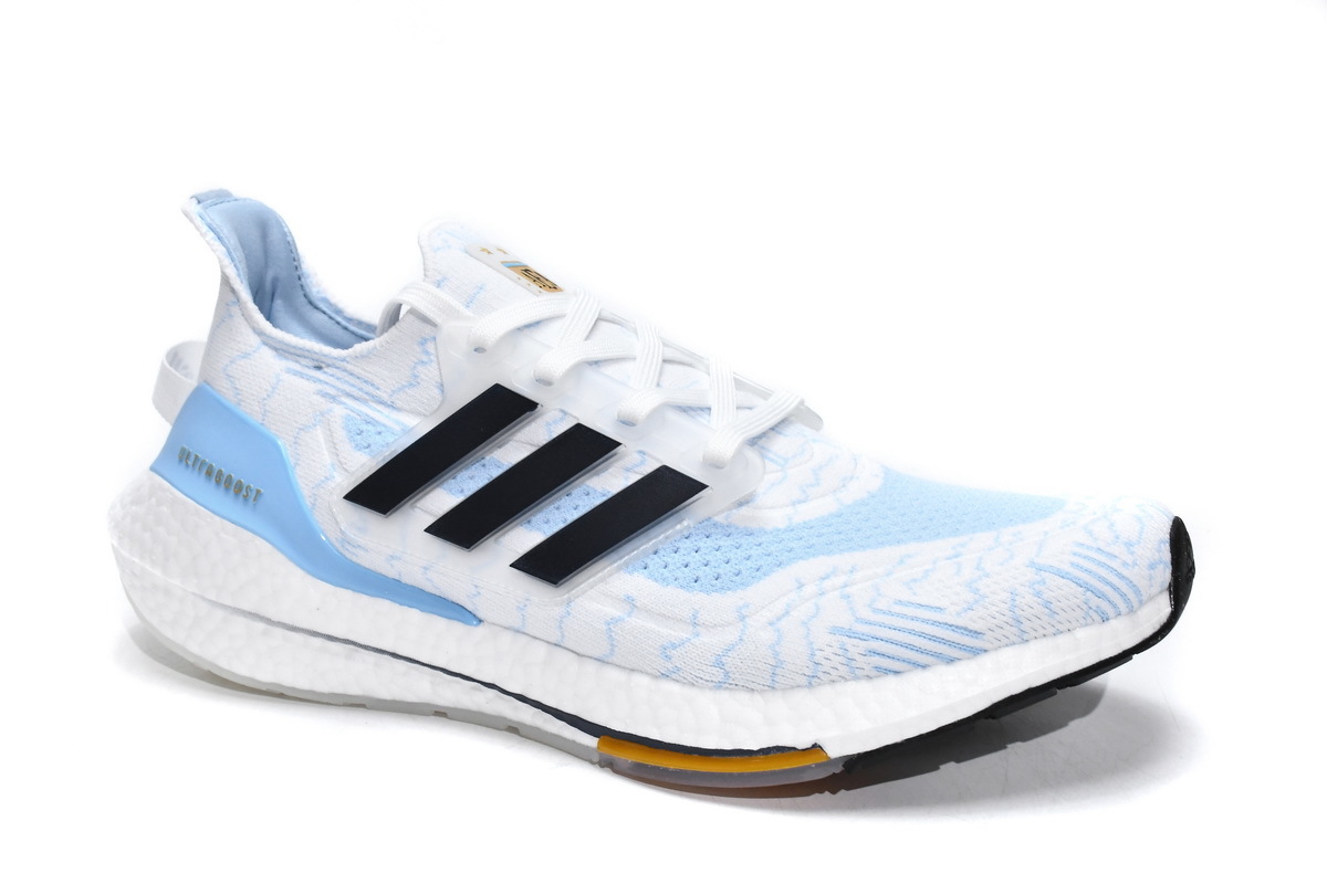 adidas Ultra Boost 2021 White ice blue GZ7120
